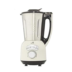 Senya Cook & Ice V3 Roestvrijstalen Verwarmingsblender, mixer, fluweelachtig/molen, stomen, gemalen ijs, smoothies, 1,5 l, 1400 W, 1,5 liter