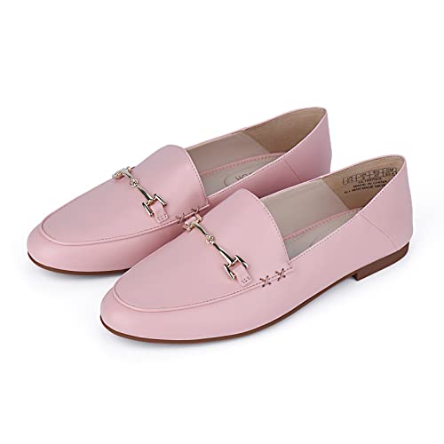 Image of JENN ARDOR Loafers for Women Flats Shoes Womens Penny Loafers Slip On Pointed Toe Comfortable Office Work Driving Flats Fashion Dress Shoes for Women
