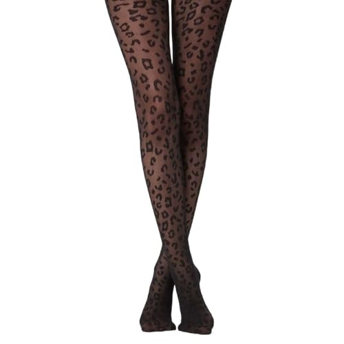 Vctitil Fashion Leopard Print Tights Pantyhose for Women Sexy Stockings, Polka Dot Tights Women Patterned Stockings Sheer Ultra Thin High Waist Pantyhose2