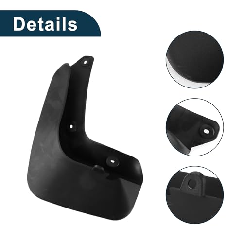 Image of Mud Flaps Splash Guards for Volkswagen Scirocco 2007-2019 W /Mount Accessories Mud Guards Front and Rear 1 Set