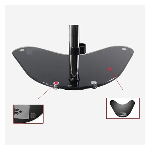Soporte móvil para TV ajustable con ruedas miniatura 5