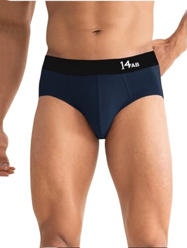 Image of PRETTIFY Super Cotton Modal Fabric Briefs for Men | Regular Fit, Ultra-Soft & Durable Exposed Waistband for All-Day Comfort-Pack of 1.