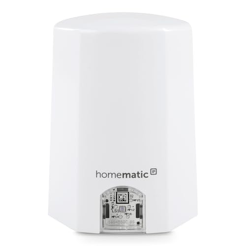 Homematic IP Smart Home Lichtsensor – außen, Zubehör für Ihr Homematic IP Smart Home, misst Helligkeit in Lux steuert Sonnenschutz-Funktionen mit smarten Rollläden, 151566A0