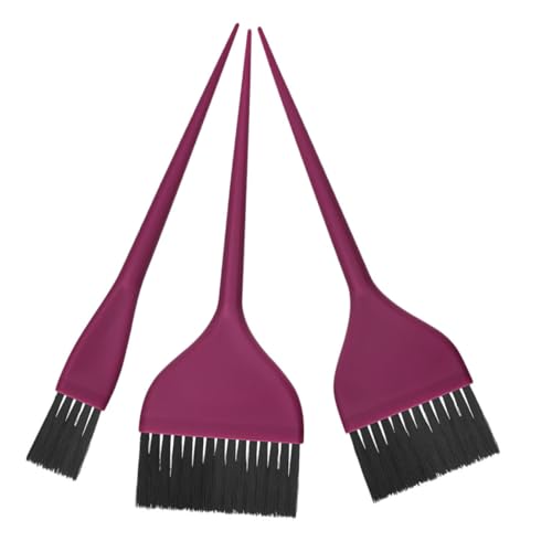 LRXIYODE 3 pièces Set de Pinceaux de Coloration pour Cheveux Doux et Durables Outils Polyvalents pour Teinture et Soins Salon Professionnel