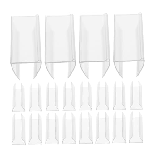 TINEASUR 20個価格タグディスプレイホルダー 店舗用木製サインスタンド 多機