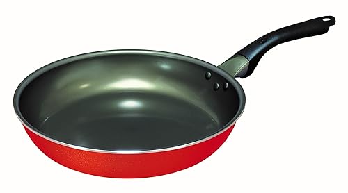 【在庫処分】使い始めのツルスベが長持ち WellFlon スピンコーティング(PFOA不使用) ガス火専用 側面切削加工により軽量化 底厚 ベルセフライパン28cm