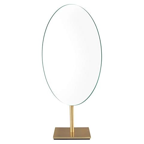GURUN Ovaler Kosmetikspiegel für den Tisch Cover