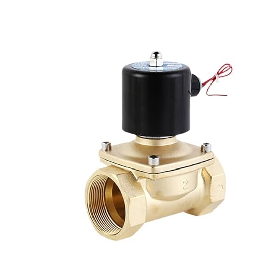 Électrovanne laiton normalement fermée AC220V 1/2 pouce étanche - 2