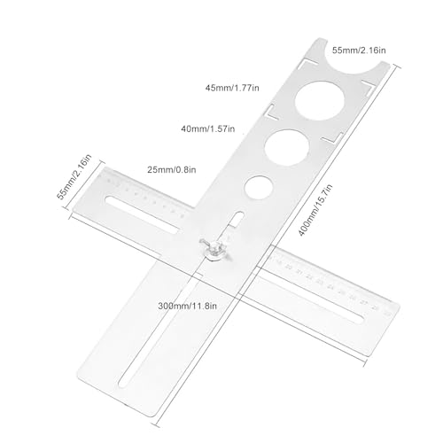 YUMILI Tile Angle Measuring Ruler - Image 2