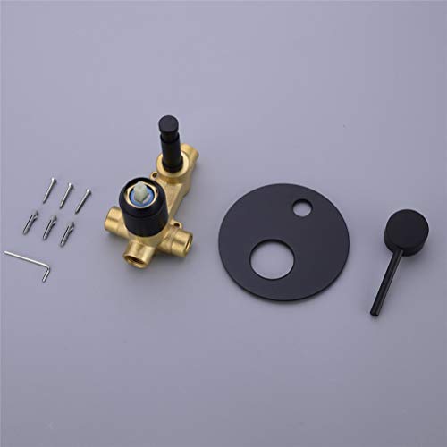 Robinet de douche en laiton rond 8 pouces LWX pour salle de bain - 6