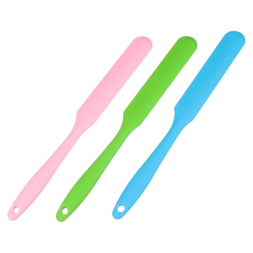 Levemolo Aplicador de cera en barra silicona 3 unidades portátil para depilación y cuidado de cuerpo y pies en salones Color Aleatorio