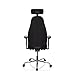 hjh OFFICE 608912 Profi Bürostuhl RESISTIO Stoff Schwarz Drehstuhl ergonomisch, Rückenlehne höhenverstellbar,...