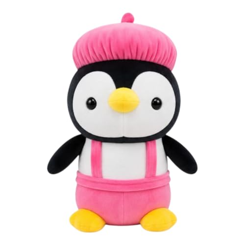 Image of Cute Penguin Plush Soft Toy for Kids Boys Girls 30CM | Soft Stuffed Animal Teddy Doll | Hugable Cartoon Penguin Cushion Toy for Birthday Gift Home Decor