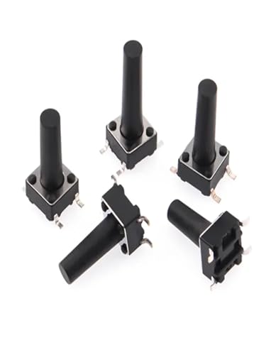 Pulsadores táctiles de 6x6 mm para solucionar fallos de contacto en mandos