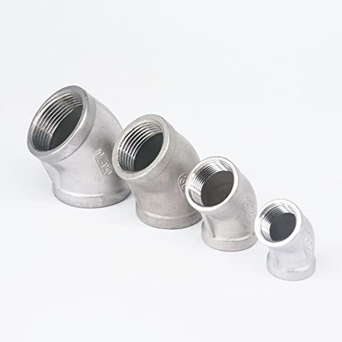 Codo de 45 grados BSP 3/8 para solucionar fugas y desvíos de tubería 4