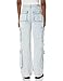 [BLANKNYC] Womens Luxury Clothing Oversized Cargo Pocket Rib Cage Tencel Denim Cargo Pant, Comfortable & Stylish, Blue Lagoon, 25