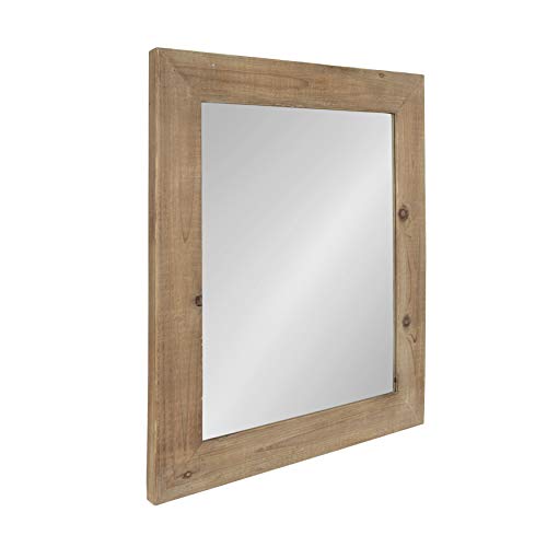 Kate-and-Laurel-Garvey-Wood-Framed-Wall-Mirror-36×30-Rustic-Brown Kate and Laurel Garvey Wood Framed Wall Mirror 36×30 Rustic Brown
