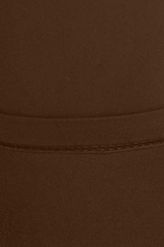 Image of Leggings Depot Women's High Waist Leggings Soft 1 inch Waistband Solid Pants - Regular, Plus, 1X3X, 3X5X
