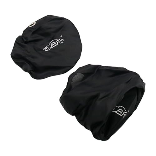 FLMLF Pull Starter Cover and Air Filter Dustproof Covers for CY Zenoah Engine for 1/5 HPI Rofun Rovan Km Baja 5T 5B 5SC Rc Car Parts (Black)