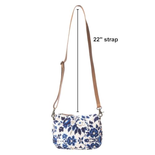 Myra Bag Floral Print Crossbody - Boho Vintage Shoulder Purse for Women4