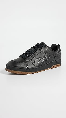 PUMA Mens Slipstream Lo Gum Lace Up Sneakers Shoes Casual - Black2