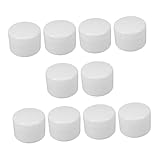 Baluue 10 Piezas Frascos Cosméticos Plásticos Reutilizables con Tapa Envases Portátiles para Crema y Loción Recargables y Antiderrames para Viaje y Diario