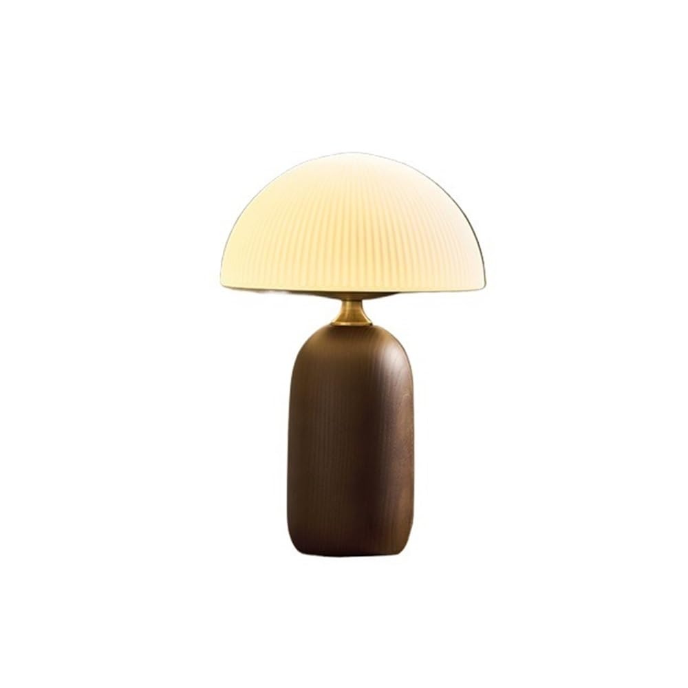 ZENY896V Bedside Lamps Vintage Table Lamp Bedroom Bedside Glass Wood Home Decoration Three Colours Changing Light Home Decor
