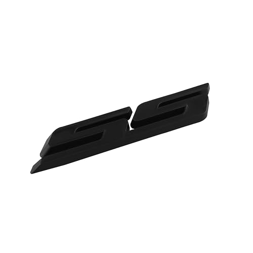 Image of 1PC SS Emblem 3D Metal Car Sticker Decoration Car Side Rear Badge for Cars Trucks SUV Luggage Computers (Black)