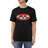 Mens KMFDM Music Shirts Summer Short Sleeve Casual T-Shirts Fashion Style Crewneck Novelty Cotton Tees Tops