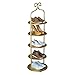 Stojak na buty Stojak na buty Żelazo Pionowa Minimalistyczna Półka buta 5 Tiers Oszczędność Wejście Łazienka Dormitorium Stojak 10,2 Półka na buty (Color : Gold 6-TIERS)