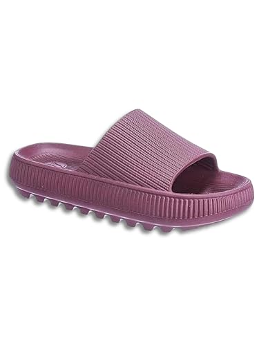 Image of Aqualite NEO-354 Women's Slides Slippers | Slip-On Comfort Flat Base Flipflop Anti-Skid, Lightweight & Easy to Wear | Casual Home & Outdoor Sandals for Women