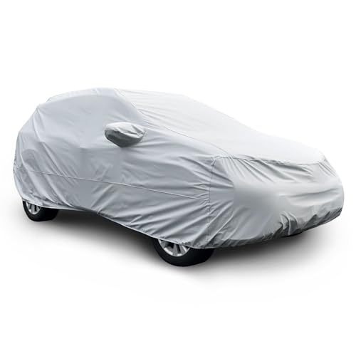 Image of Budge TrueFit Plus Custom SUV Cover Fits Nissan Kicks 2018-2024, Automotive Full Exterior Indoor Outdoor Car Cover, Waterproof All Weather Rain Snow UV Sun Hail Protector for Automobiles