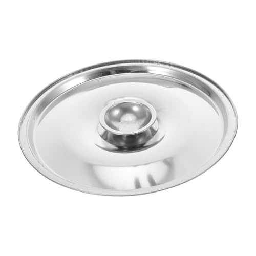 Ipetboom 1 Pieza Tapa Inoxidable para Olla y Condimentos Cubierta Accesorio Práctico para Cocina y Almacenamiento de Salsas