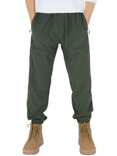 Pantalon de randonnée imperméable enfant doublé thermique softshell