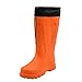 YANMUZI Bottes de Réfrigérateur-4, Bottes de Sécurité Anti-Froid Imperméables et Anti-Ski Bottes pour Homme Polaire épaisse Chaussures Chaudes Cordon de Serrage Réglable,Orange-43