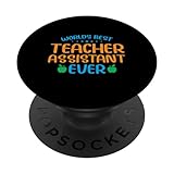 Photo Gallery teacher - worlds best teacher assistant ever popsockets popgrip intercambiabile Photo Gallery teacher - worlds best teacher assistant ever popsockets popgrip intercambiabile
