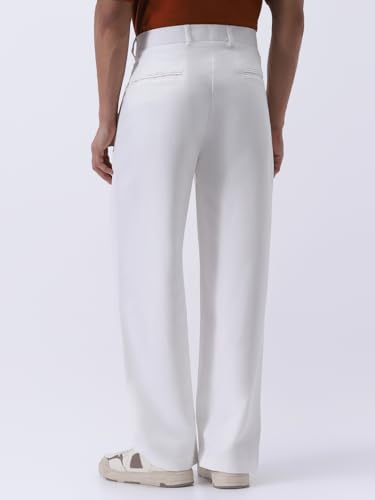 Image of Urbano Fashion Men's Loose Baggy Fit Solid Korean Pants Stretchable