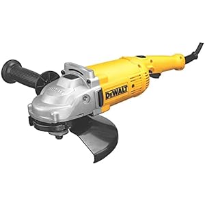 DEWALT Angle Grinder, 9-Inch, 6,500 RPM, 4.0-HP (DWE4519), Yellow