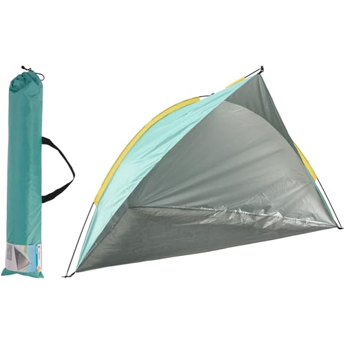 Well Home Refugio - Tienda de Playa en Poliéster 220x115x115cm Color Verde