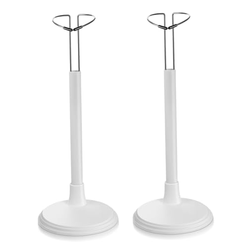 Toyvian 2 Piezas Bandeja de Almacenamiento Caso de muñeca Miniatura muñeca de Porcelana muñeca Extra Estante de Almacenamiento Soporte de muñeca portátil Puesto de muñecas