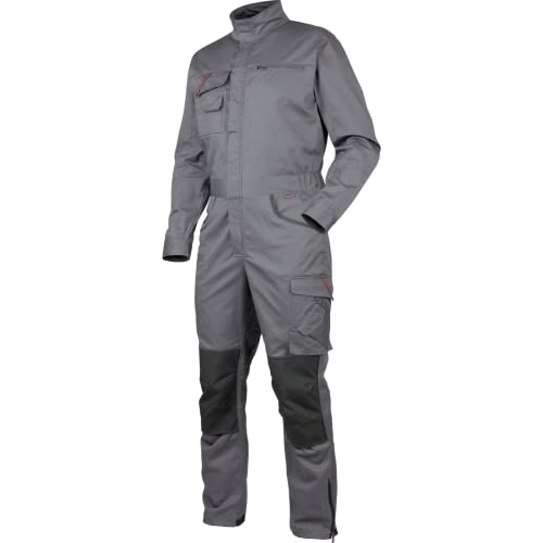 WÜRTH MODYF Overall Stretch X - professioneller Arbeitsoverall für Herren - Overall mit Knieschutztaschen - in der Größe XL in Grau