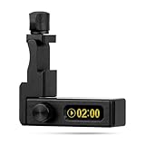 MDT Crush It Stage Timer, Customizable Timer with Visual and Audible Alerts, Graphics and Digits Display, Stopwatch Mode, Black (107540-BLK)