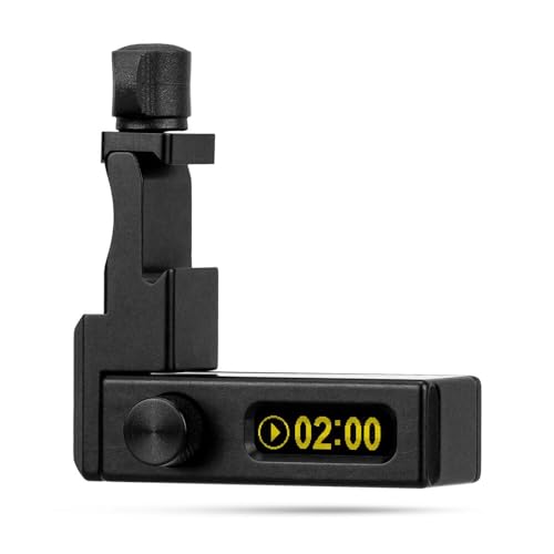 MDT Crush It Stage Timer, Customizable Timer with Visual and Audible Alerts, Graphics and Digits Display, Stopwatch Mode, Black (107540-BLK)