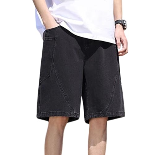 Jorts baggy jean délavé homme le short streetwear idéal pour vos sorties urbaines