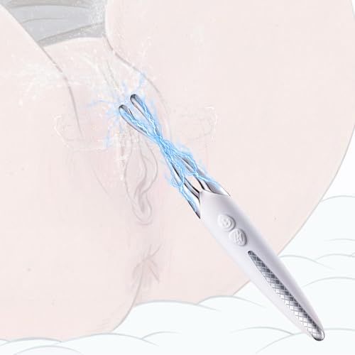 BDSM Elektro Shock Massagestab Hochfrequenz G-Punkt Vibratoren Klitoris Vibrator Mit 10 Vibrationsmodi Elektroschock Elektrostimulation Foltergerät Klitorisstimulation für Sie Sexspielzeug für Frau