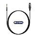 J&D XLR Female to 1/4 Inch 6.35mm TRS Stereo Jack Cable, XLR to Quarter inch Balanced Signal Interconnect Patch Cord for Speaker Condenser Mic Guitar Mixer AMP, 6 Feet