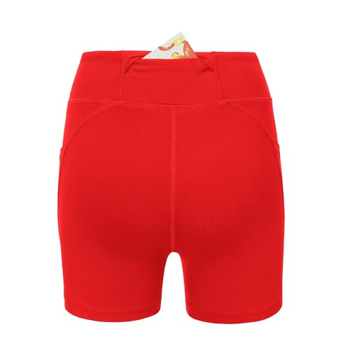 MIVEI Meninas Shorts De Vôlei Infantil Spandex 4