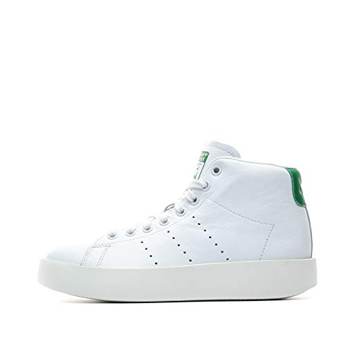 adidas Femme Stan Smith Bold Mid W Chaussures de Fitness, Multicolore (Ftwbla Ftwbla Verde), 41 1/3 EU
