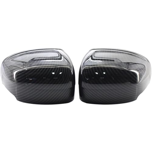 Coques de rétroviseurs Volvo XC60 2018-2020 en fibre de carbone noir