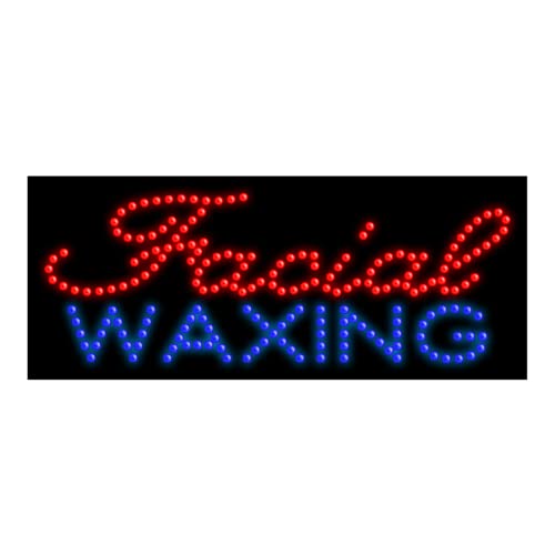 Facial Waxing led dots sign #20350